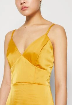 Wal G Ray Strappy Midi - Cocktail Dress / Party Dress - Yellow -Wal G 00b23a27812449008797877aae81709d