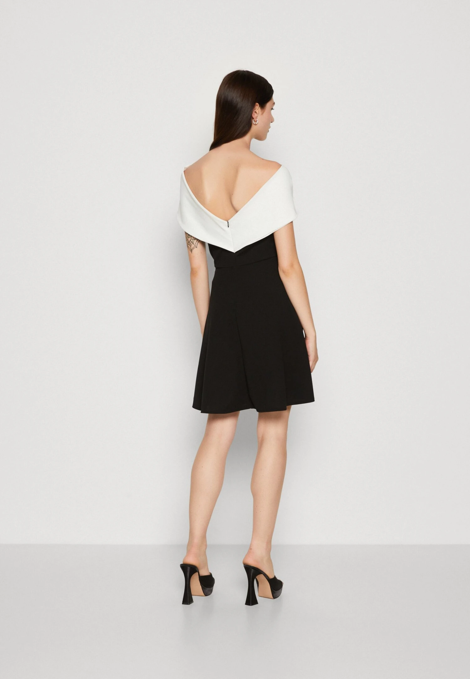 Wal G Alia Off Shoulder Skater - Jersey Dress 3 Wal G Alia Off Shoulder Skater - Jersey Dress - Image 3