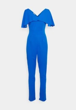 Liyavi Cape Sleeve- Jumpsuit - Electric Blue 12 Liyavi Cape Sleeve- Jumpsuit - Electric Blue -Wal G 0668a687931e4cbf93487a02b19b6169