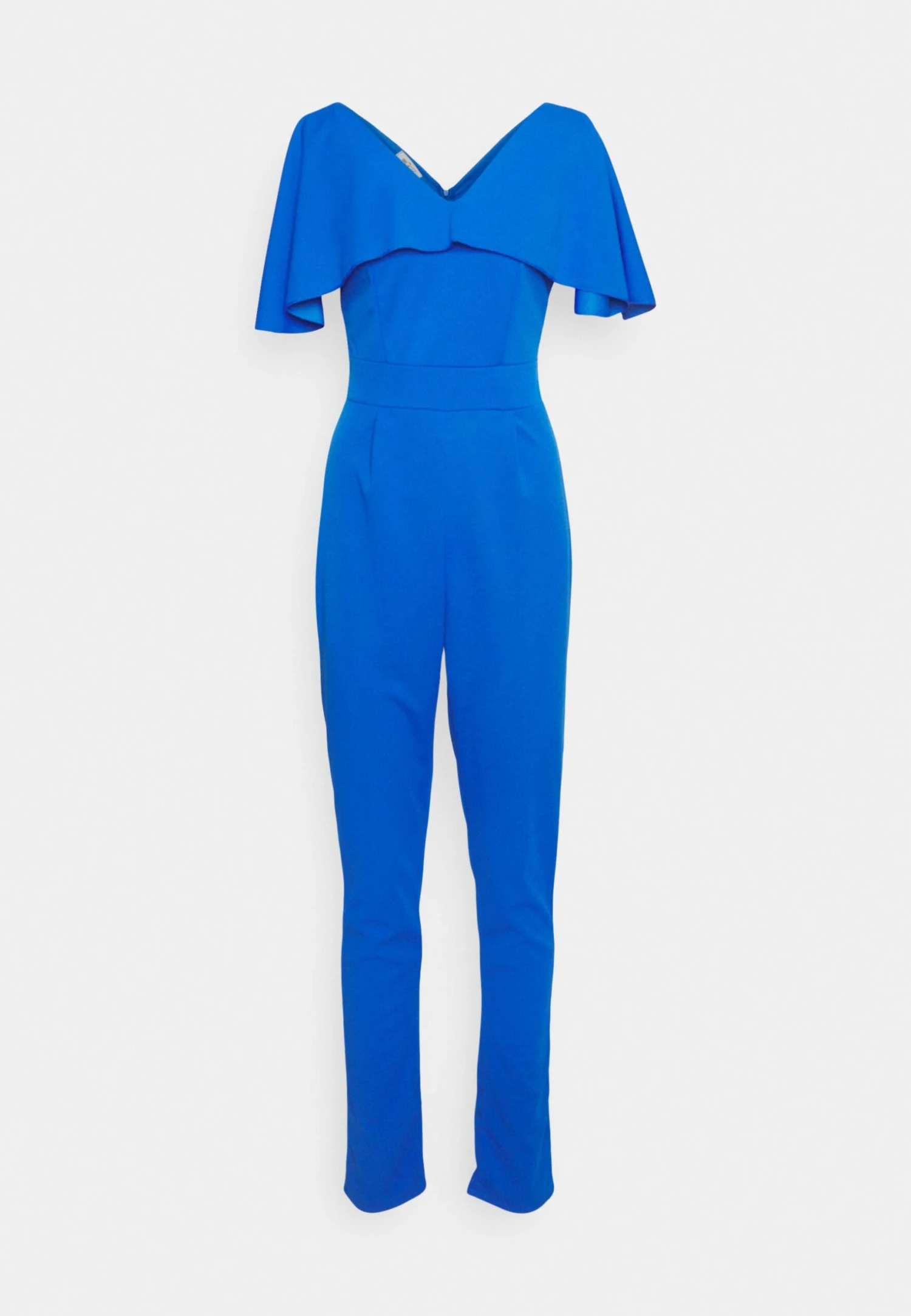 Liyavi Cape Sleeve- Jumpsuit - Electric Blue 6 Liyavi Cape Sleeve- Jumpsuit - Electric Blue - Image 6