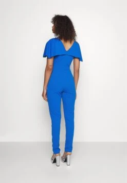 Liyavi Cape Sleeve- Jumpsuit - Electric Blue 9 Liyavi Cape Sleeve- Jumpsuit - Electric Blue -Wal G 110f8de06a4142ef8d4d330ea6e0b6f6