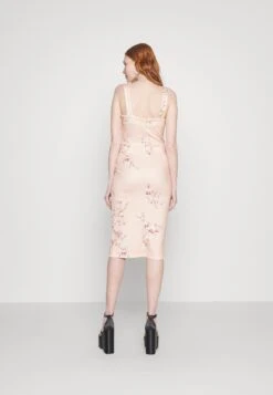 Wal G Wedding Alma V Neck Midi - Jersey Dress - Light Pink -Wal G 118a39927d894733b125b7b12b1e041b