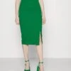 Wal G Lajo Midi Skirt - Pencil Skirt - Leaf Green