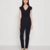Wal G Priya Ruffle - Jumpsuit - Navy Blue