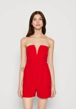 Wal G Christa V Neck Playsuit - Jumpsuit