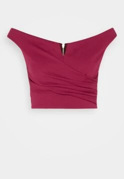 Wal G Valentines Heart Crop - Top - Magenta -Wal G 20d42c60f33446fe9bf34ab1bf9b9735
