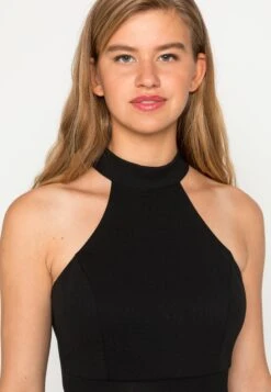 Wal G Cheryl Halter Neck Skater Dress - Day Dress - Black -Wal G 23603b7691734d5fad970b8636e8650a