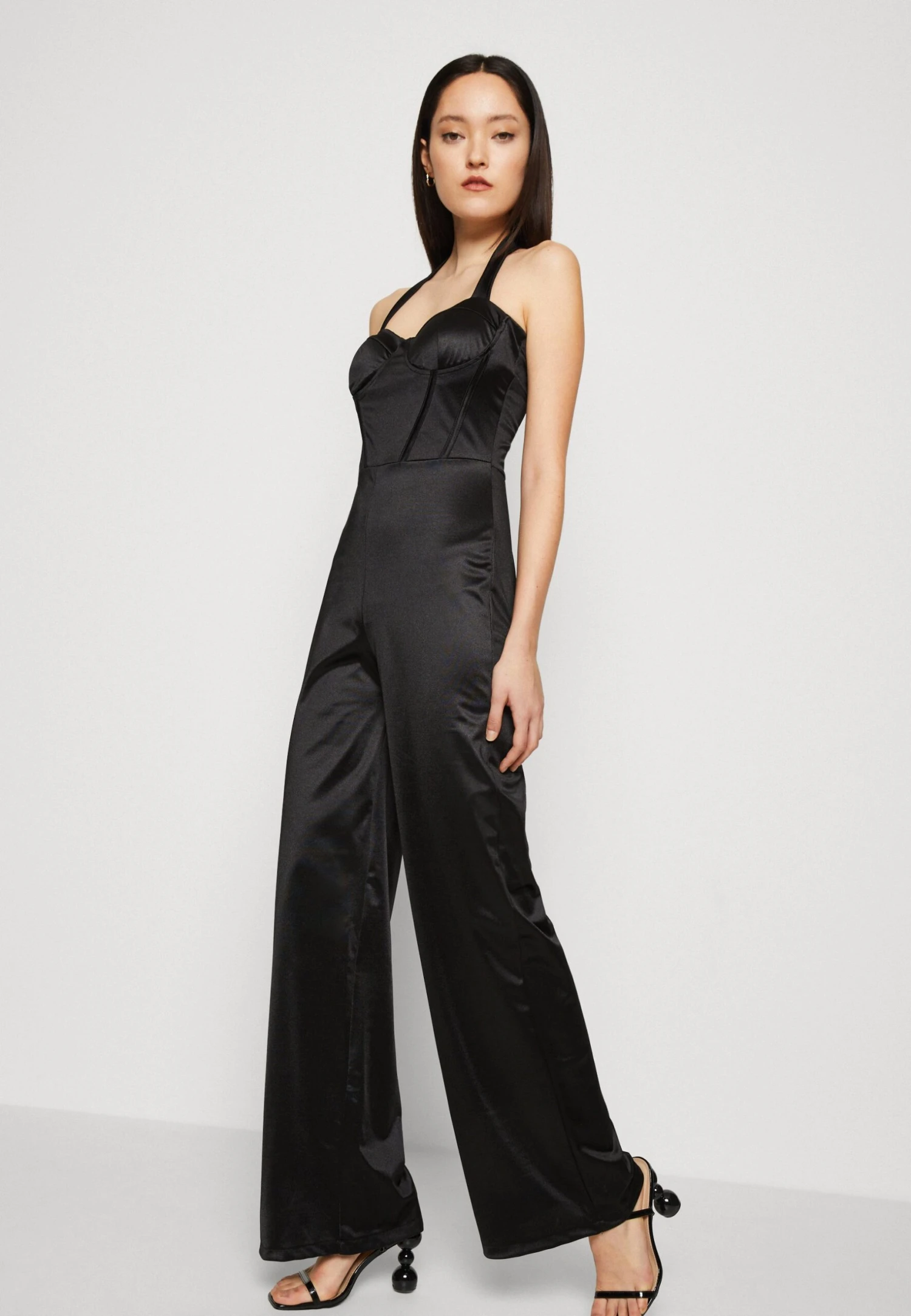Wal G Mona Halter Neck - Jumpsuit - Black 4 Wal G Mona Halter Neck - Jumpsuit - Black - Image 4