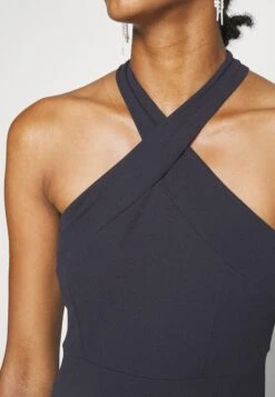 Alfo Cross Neck Jumpsuit - Jumpsuit - Navy Blue -Wal G 2906e9d67cc84f0c8f5b3f5c8940ca91