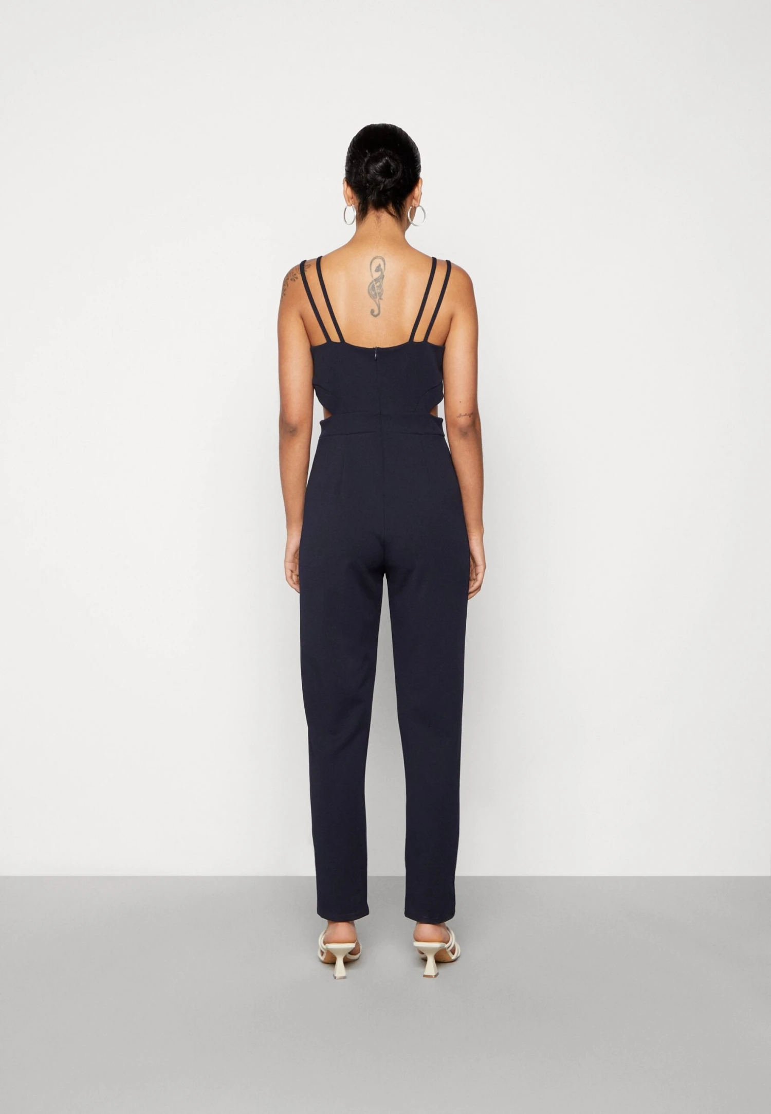 Wal G Nikita Cut Out - Jumpsuit - Navy Blue 3 Wal G Nikita Cut Out - Jumpsuit - Navy Blue - Image 3