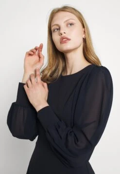 Wal G Kat Sleeve Dress - Day Dress - Navy Blue -Wal G 2d153d6e3c8b4131bc66a1d4396463a5