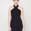 Melody Cross Skater - Cocktail Dress / Party Dress - Navy Blue