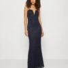 Wal G Tilly Maxi Dress - Occasion Wear - Navy Blue