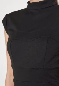 Bambinaroll Neck Midi Dress - Shift Dress -Wal G 315bdfdd08c44855b8a5cbe3f3e65d26