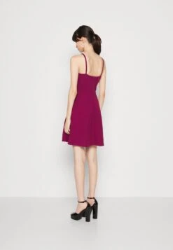 Wal G Asha Skater - Cocktail Dress / Party Dress - Plum -Wal G 32a40b21ae024a2bacd60d2aaa865752