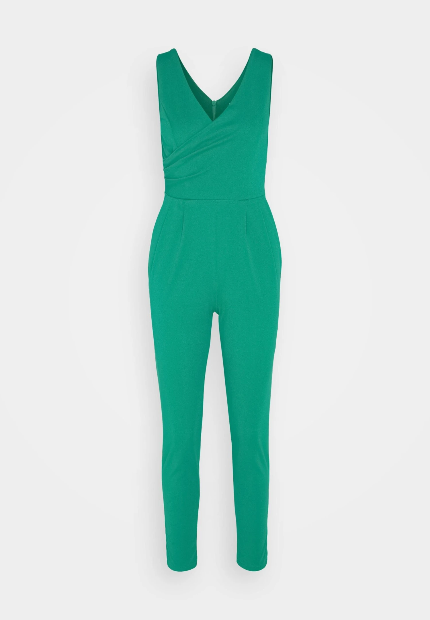 Wal G Toby V Neck - Jumpsuit - Leaf Green 5 Wal G Toby V Neck - Jumpsuit - Leaf Green - Image 5