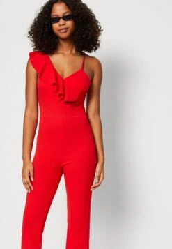 Wal G Layla Ruffle Neck - Jumpsuit -Wal G 364349b77af443f68f06247623ca167c