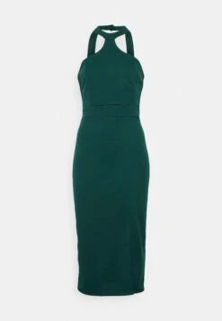 Lexi Curve Midi - Cocktail Dress / Party Dress - Forest Green -Wal G 3ba9f175bb6541e7989dacfb8161b1cc