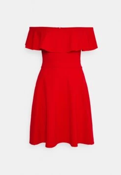 Wal G Stacey Skater Dress - Cocktail Dress / Party Dress - Red -Wal G 3dc04d7d5d5f4bc3a0b510cd161c60cc