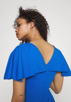 Liyavi Cape Sleeve- Jumpsuit - Electric Blue 11 Liyavi Cape Sleeve- Jumpsuit - Electric Blue -Wal G 3e52006f3fb846fead80ba04bac05c21