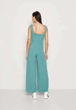 Wal G Rian Wide Leg Pleat - Jumpsuit - Sage Green -Wal G 40c7623f71ae4088862855719971c9de