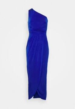 Wal G Party Bina One Shoulder Midi - Jersey Dress - Electric Blue -Wal G 4166ef2cb974497c9472a31e41d9bfc0