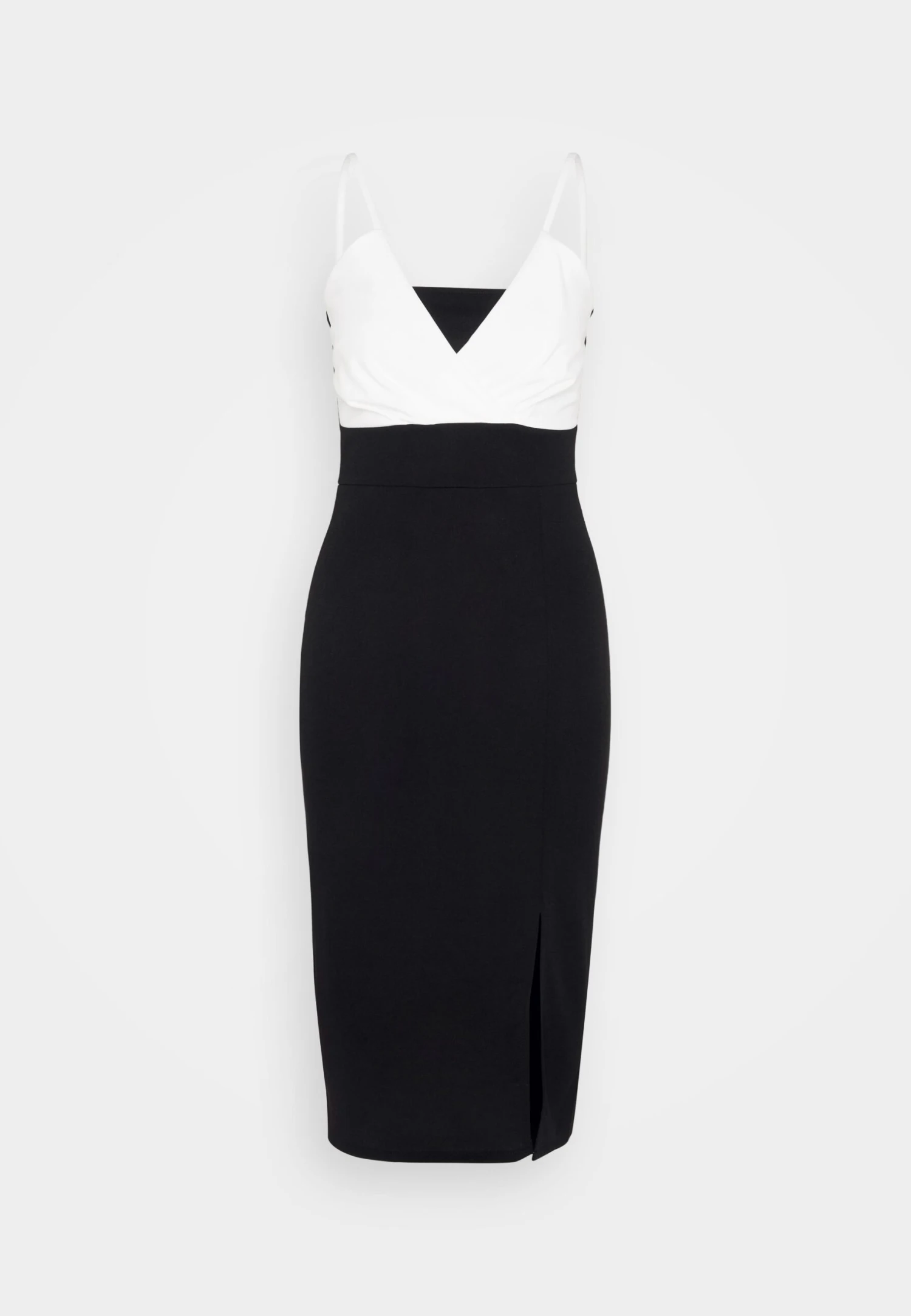 Wal G Lulu Contrast Midi - Jersey Dress - Black/White 5 Wal G Lulu Contrast Midi - Jersey Dress - Black/White - Image 5