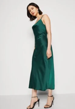 Wal G Cara Cowl Neck Midi - Cocktail Dress / Party Dress - Forest Green -Wal G 422b796844b2411988c012538e0a9f50