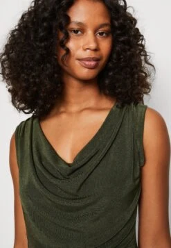 Wal G Ronny Slough Neck - Jumpsuit - Olive Green -Wal G 43e1570bc9c04cb483624ea561bfc0e8