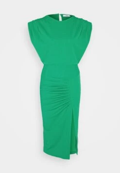 Wal G Cruise Collection Roxy Power Shoulder Midi - Cocktail Dress / Party Dress - Leaf Green -Wal G 4598b0fe90014859a50bb23ee6737dcc