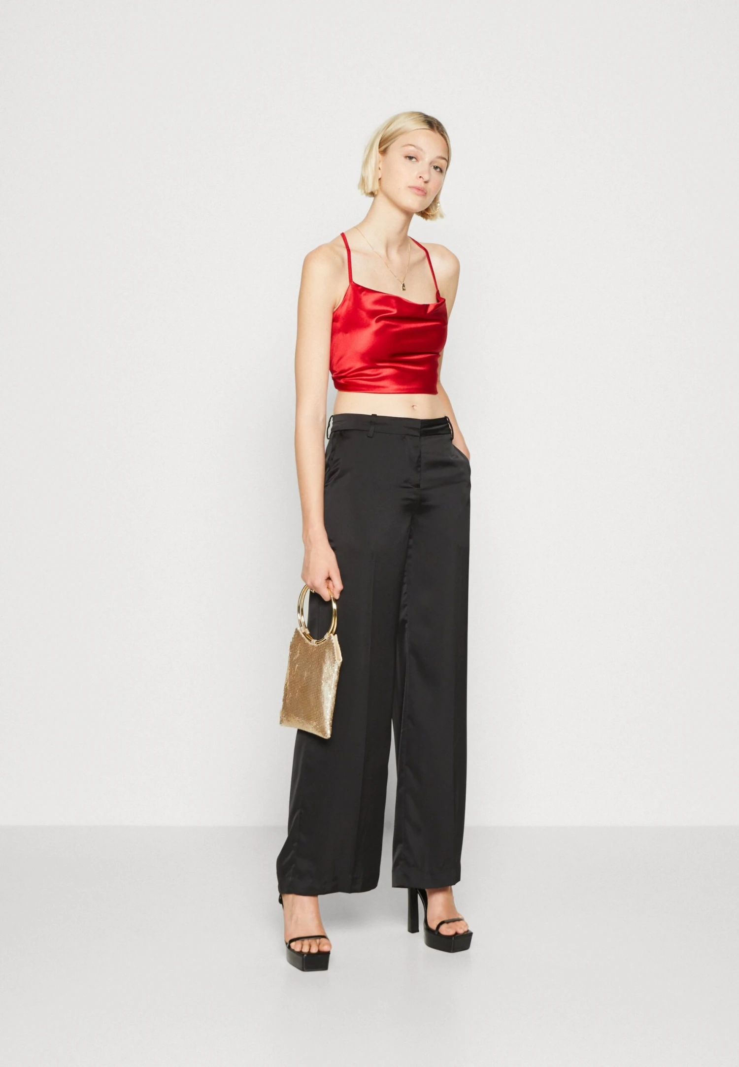 Wal G Milly Strappy - Top - Red 2 Wal G Milly Strappy - Top - Red - Image 2