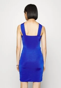 Jessie Tie Mini - Jersey Dress - Electric Blue -Wal G 45e3cfeb4e6e49b3adb7c8e87eb559ac