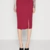 Wal G Valentines Heart Midi Skirt - Pencil Skirt