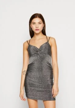 Wal G Exclusive Nye Glitter Jive - Jersey Dress - Silver