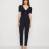 Wal G Pirry Bow - Jumpsuit - Navy Blue