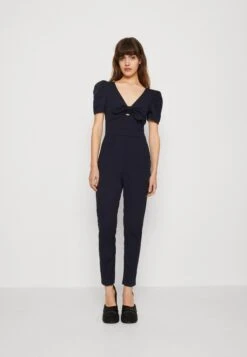 Wal G Pirry Bow - Jumpsuit - Navy Blue