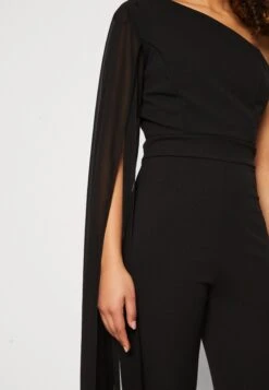Wal G Loura Cape Sleeve - Jumpsuit - Black 11 Wal G Loura Cape Sleeve - Jumpsuit - Black -Wal G 4d882c52b8dc460baedd6b7745162935