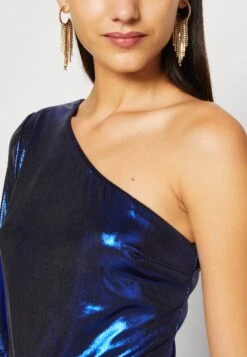 Wal G Hali One Sleeve Midi - Cocktail Dress / Party Dress - Electric Blue -Wal G 51f3b5c7c383458ab9721b2c3a9cf59f