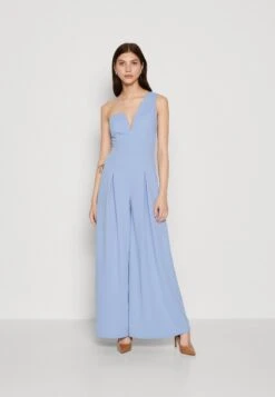 Wal G Gigi Wide Leg Pleat - Jumpsuit - Powder Blue