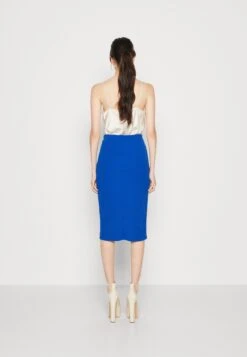 Wal G Valentines Heart Midi Skirt - Pencil Skirt - Electric Blue -Wal G 55b03f8aa3af4bc083923d0a5ab85714
