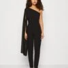 Wal G Loura Cape Sleeve - Jumpsuit - Black