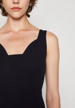 Wal G Anabella Ruffle Bottom Midi - Jersey Dress - Navy Blue -Wal G 5edbb774d785453a86c22331a01a2254