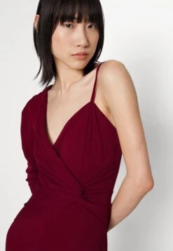 Wal G Ciaramin One Sleeve Jumpsuit - Jumpsuit - Berry Wine -Wal G 60255cb0745145cea7d839e471fbecf4