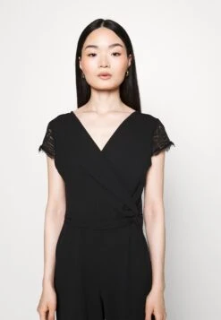 Cecillian V Neck Jumpsuit - Jumpsuit - Black -Wal G 61b48e82119a402498d655de391e9193