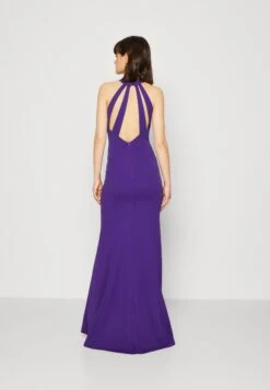 Wal G Infinity Back Cut Out Maxi Dress - Occasion Wear - Purple -Wal G 62defe34df15432c8acc3345a4ed5a5b
