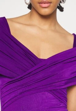 Wal G Wedding Odette Off Shoulder Maxi - Occasion Wear - Purple -Wal G 646cad2eb3ad4bf09eb9f338d719dea2