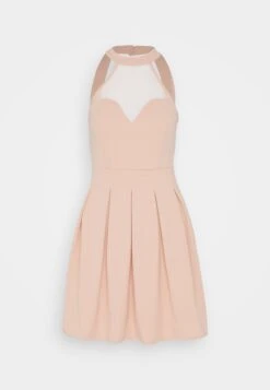 Wal G Bernice Skater Dress - Jersey Dress - Blush Pink -Wal G 69940a4c1a094c92be1f9d6a6ea74f68