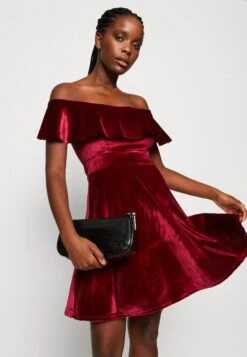 Wal G Stacey Skater - Cocktail Dress / Party Dress - Wine -Wal G 6cb0b37a206041fcb73847c7149849ba