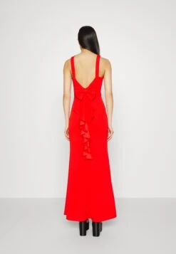Wal G Sacha Frill Dress - Occasion Wear - Red -Wal G 6d17195edfdb44ff819fbeaabc1bb807