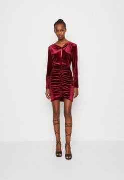 Wal G Valentines Dolly Cut Out Mini - Cocktail Dress / Party Dress - Wine